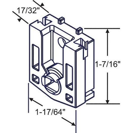 Strybuc Back Locking Brake Shoe 96O-105